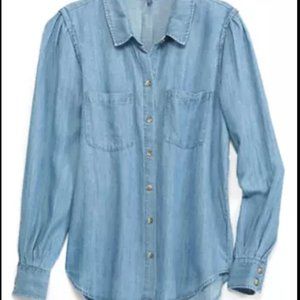 Democracy Chambray Button Down Shirt